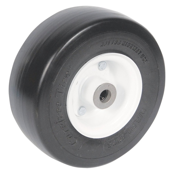 WHEEL-SMOOTH, 9X3.5X4, WHITE 9" x9" x4"
